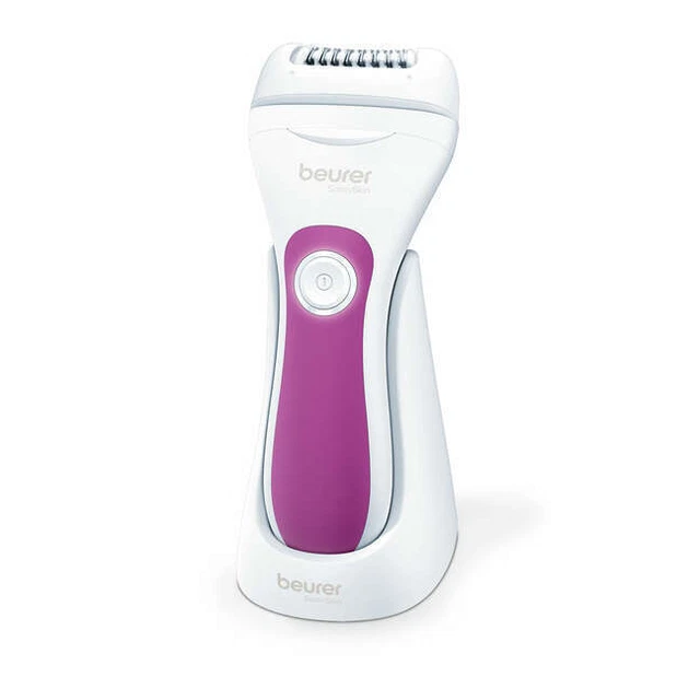 Beurer HL76 wet&dry Nass&Trocken Epilierer/Damenrasierer Pink, Weiß