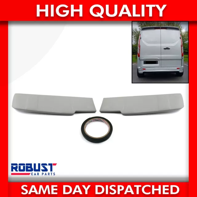 Rear Twin Barn Door Spoiler Primed For Ford Transit Custom (2012-2018)