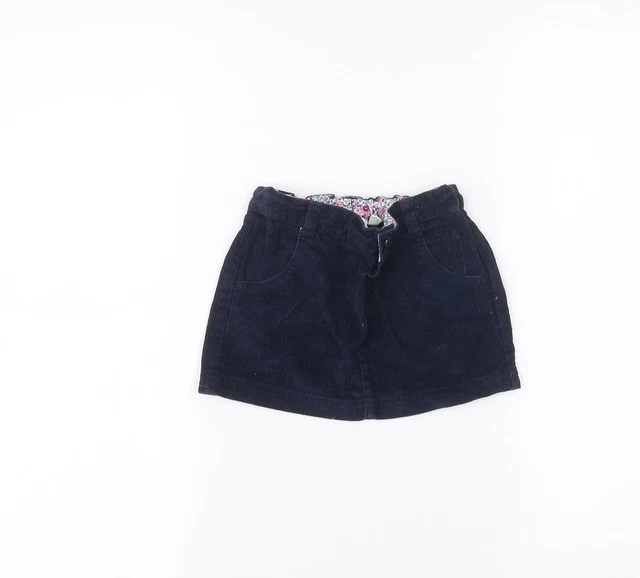 JoJo Maman Baby Blue Cotton Mini Skirt Size 18-24 Months
