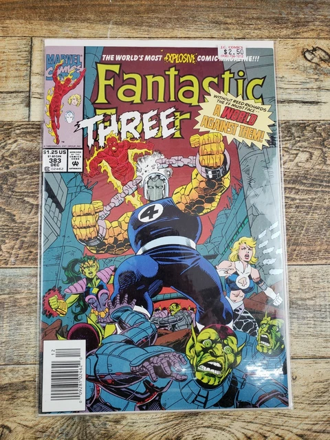 Fantastic Four (Vol. 1) #383 Fantastic Three A World Against Them Marvel Comics