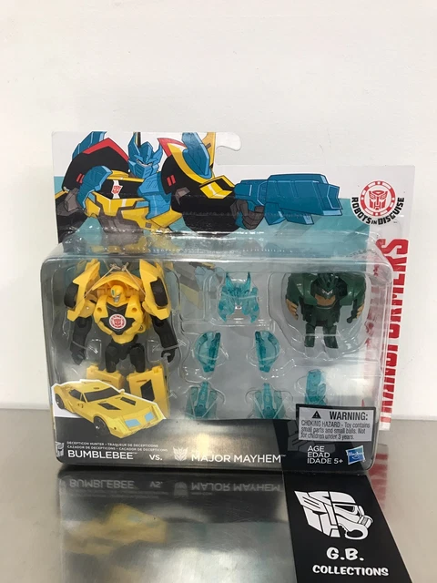TRANSFORMERS RID DECEPTICON Hunter Bumblebee VS Major Mayhem New Sealed ...