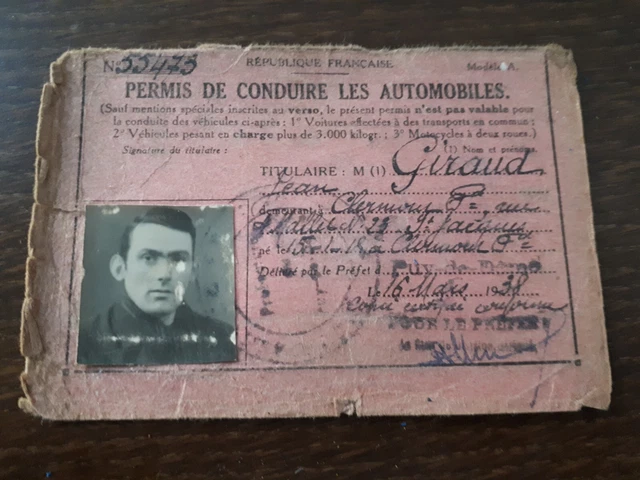 Broche Vintage Permis De Pêche Pennsylvanie 1938 - Collection - Très Bon état