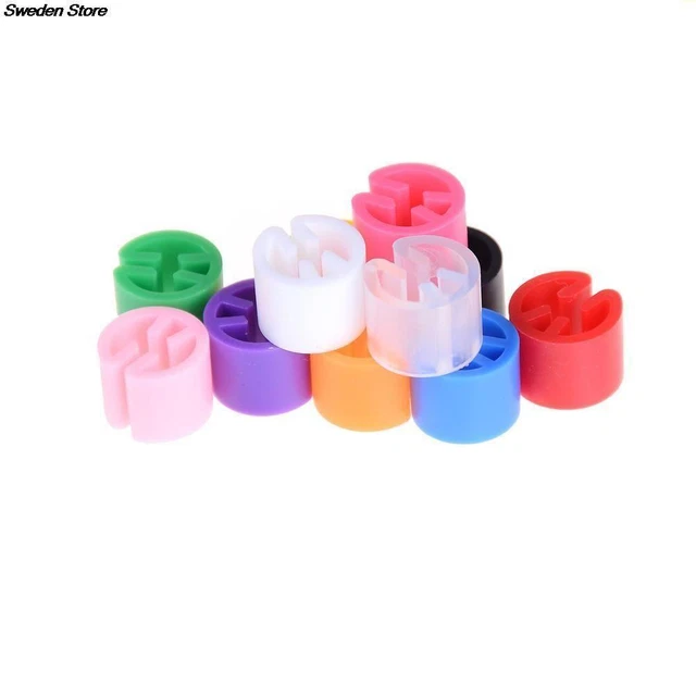 Plastic Size Labels Snap on Hanger Size Markers Size Tags for Clothing 100pcs