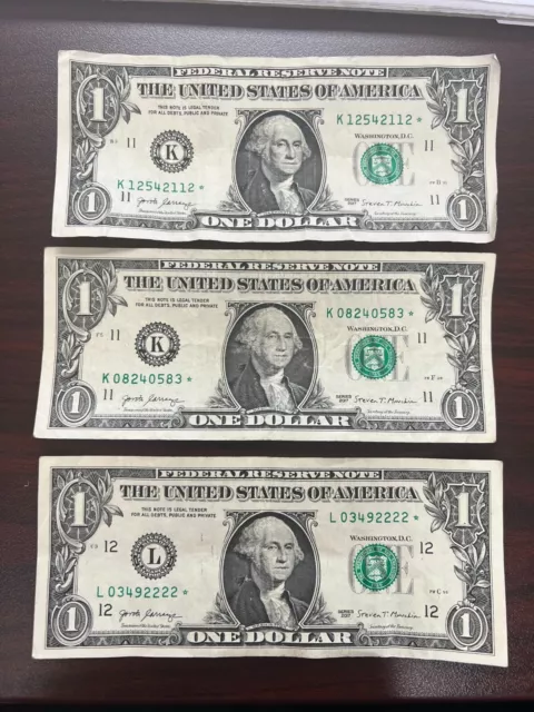 Rare  series 2017 One Dollar Star Noted bill, collectors item.  