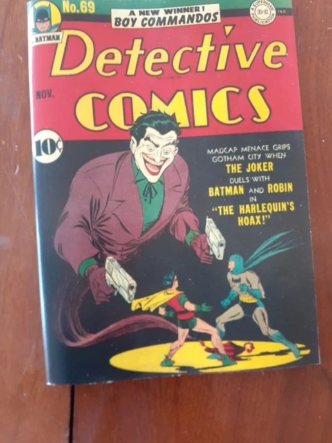 Detective comics #69 Batman Joker Classic golden age newsprint facsimile