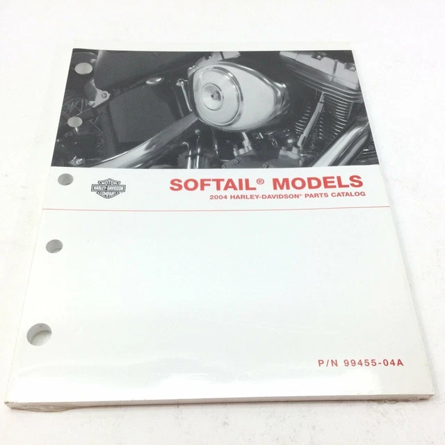 Genuine OEM Harley Davidson Parts Catalog 2004 Softail 99455-04A
