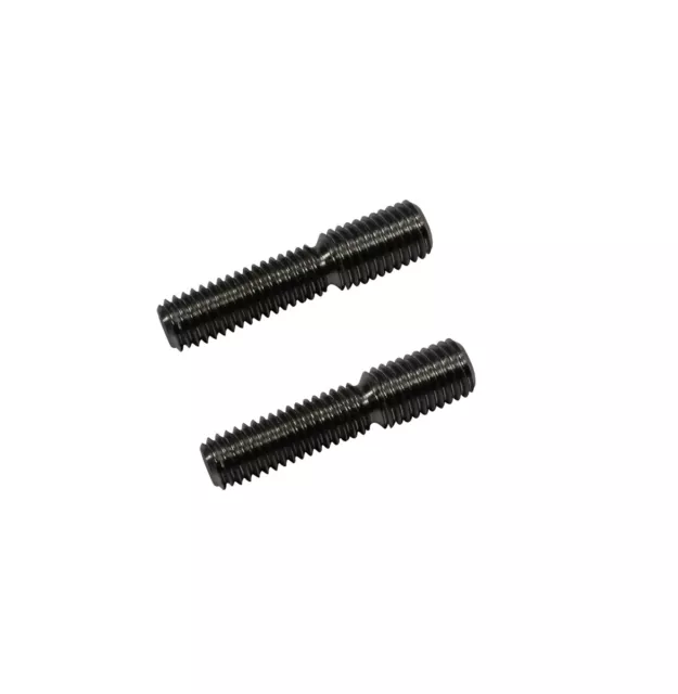 2x Auspuff Stehbolzen - M6 auf M7 Gesamtlänge 30mm für Roller / Motorrad / Quad