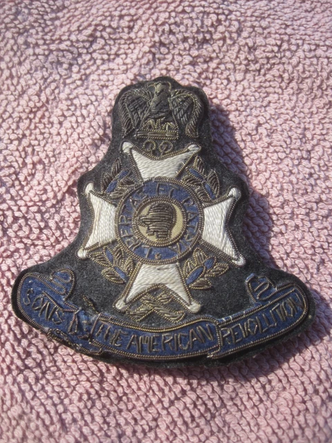 Bullion Sons Of The American Revolution Blazer Breast Badge Bullion Sons Of The American Revolution Blazer Breast Badge