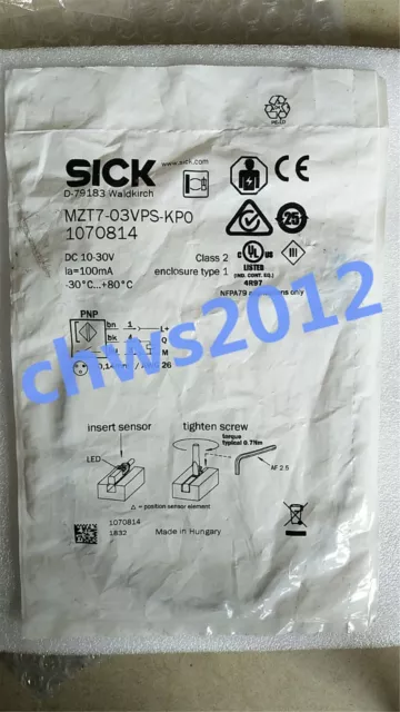 1 PCS NEW IN BOX SICK sensor MZT7-03VPS-KP0 1070814