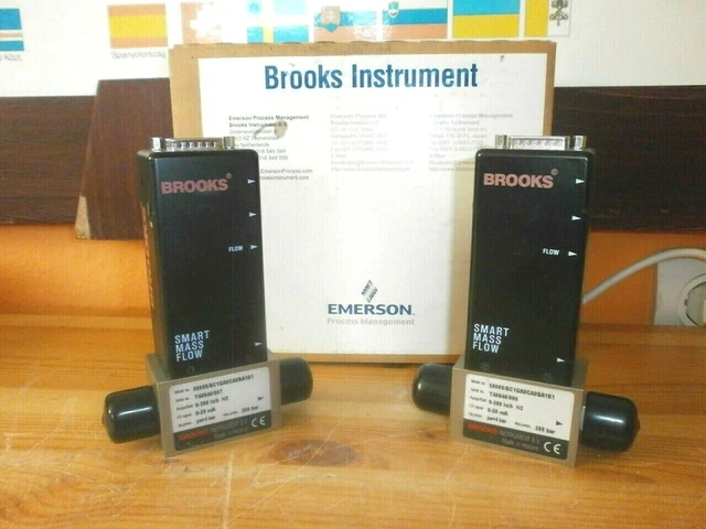 BROOKS INSTRUMENT 5860S/BC1GA0CA0BA1B1 Smart Mass Flowmeter Gas Meter ...