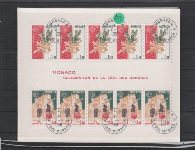 Monaco    Block   gestempelt   MiNr. Block 17