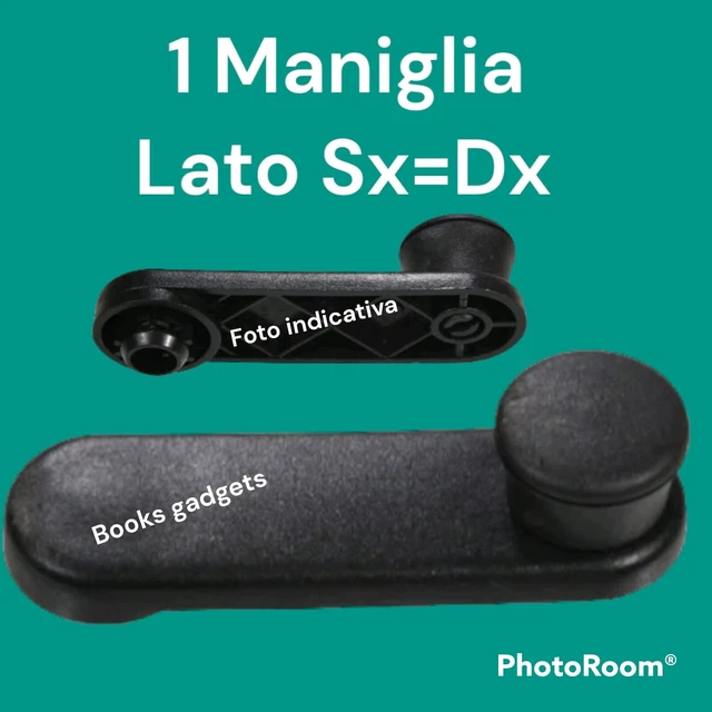 Maniglia Alzavetro Per Uno TT Nera - Ricambio Originale Miraglio - Foto 2