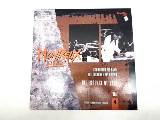 Montreux Jazz Festival The Essence Of Jazz Milt Brown Vol 4 Laser Disc Laserdisc