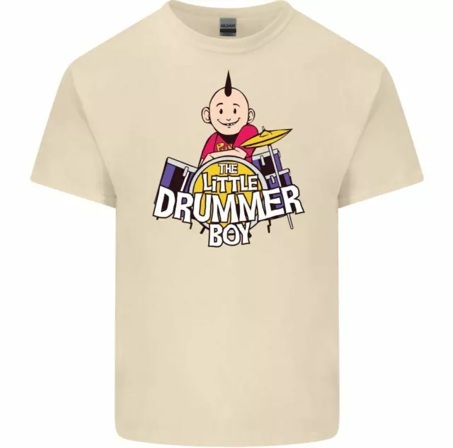 T-shirt divertente da uomo The Little Drummer Boy batteria rock band 11