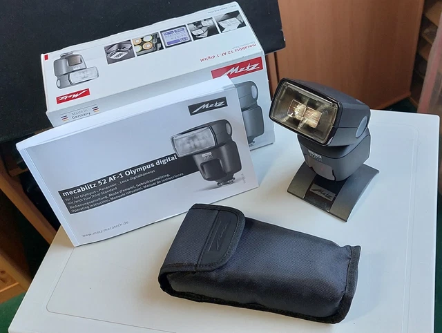 Metz Mecablitz 52 AF-1 digital für Olympus, Panasonic und Leica, neuwertig