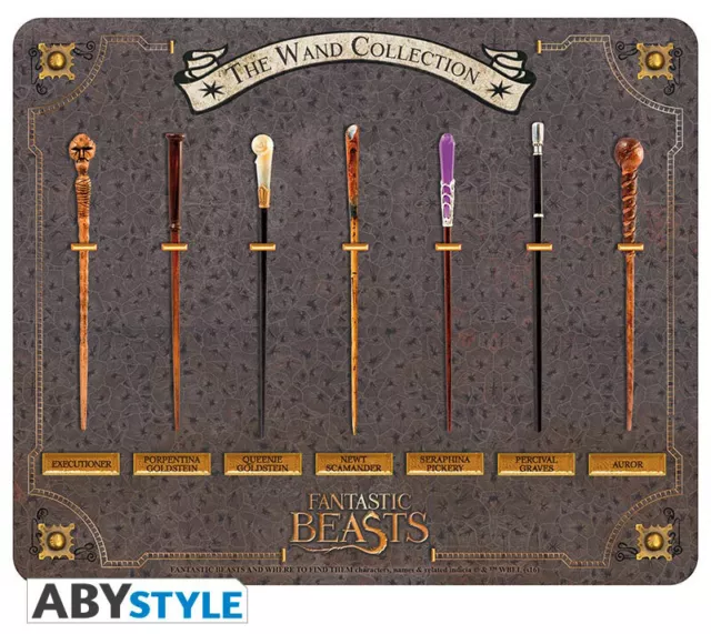Fantastic Beaststhe Wand Collection Mousepad Abystyle