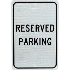 Aluminum Sign - Reserved Parking - .08" Thick, TM5J National Marker Company TM5J