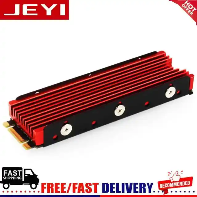 JEYI Desktop Computer Cooling Heatsink for M.2 NVME NGFF 2280 SSD Radiator Pad