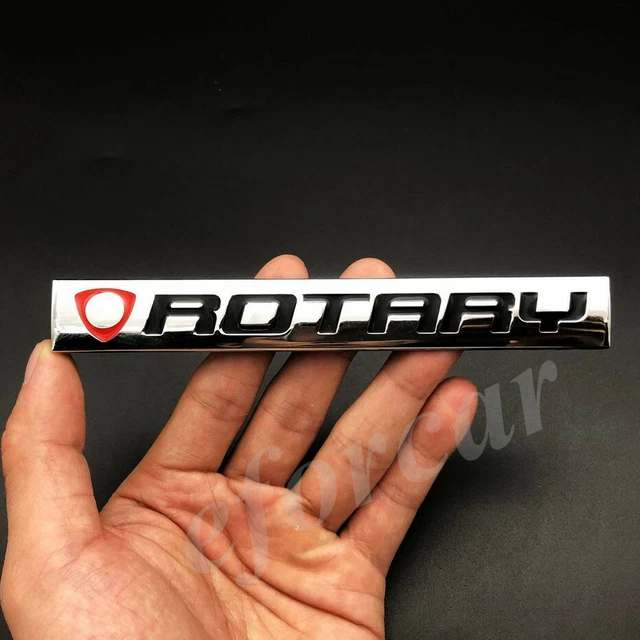 METAL ROTARY ENGINE Race Motor Swap Car Trunk Emblem Badge Decal