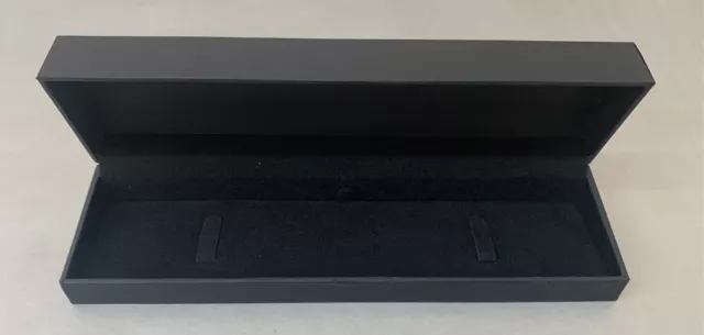 Kay Jewelers Empty Rectangular Black Velvet Bracelet Box