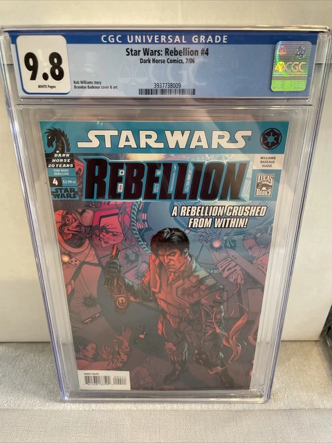 Star Wars Rebellion #4 Cgc 9.8 2006 Dark Horse Low Census Key