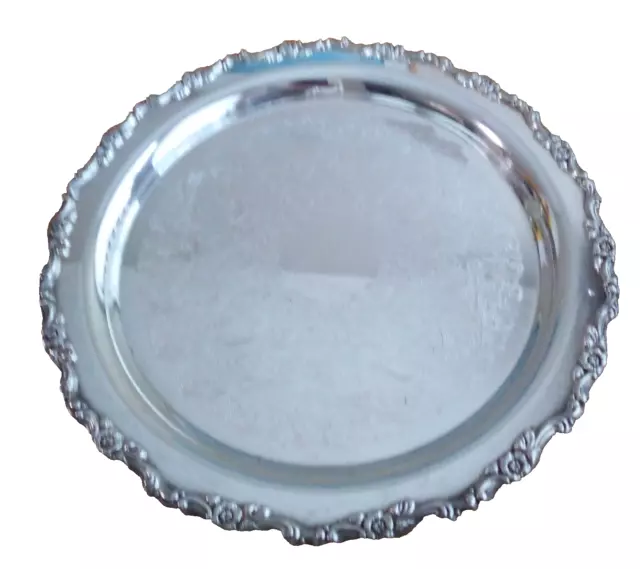 Oneida Silver Plated 12.5 inch Serving Tray