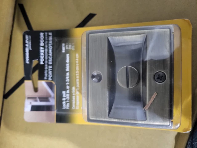 Prime Line Antique Brass Privacy Lock With Pull Pockel Door Lock - Model: N6774