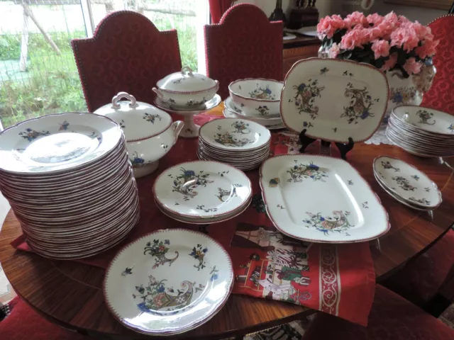 Service de table SARREGUEMINES 1928 Cornes d'abondance