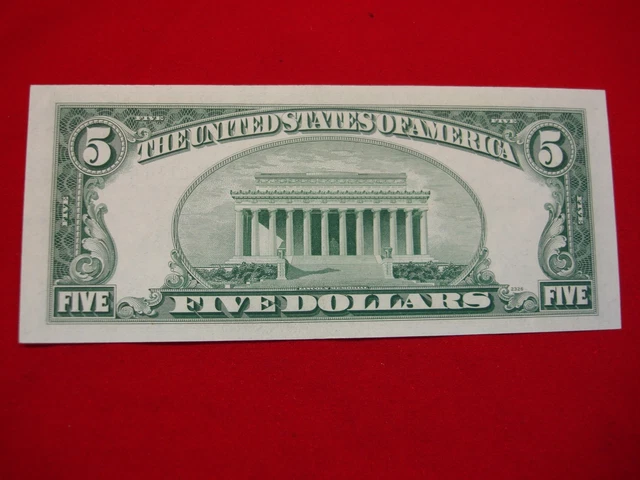 Series 1953 $5 Silver Certificate -*Star Note* - Crisp And Nice 8
