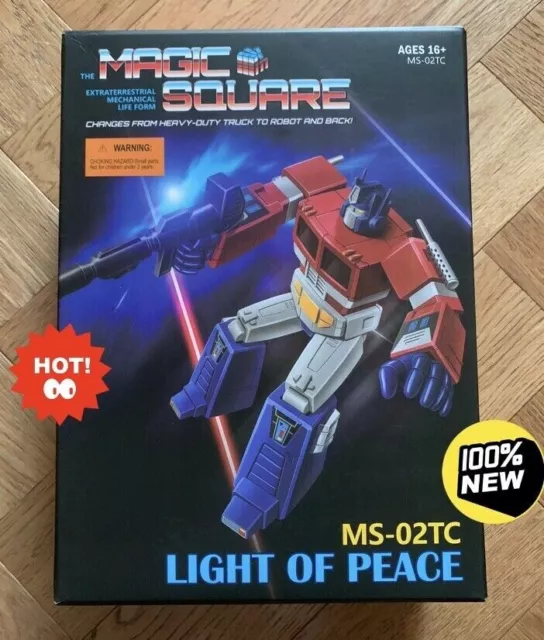 New In Stock Magic Square MS-02TC Light of Peace OptimusPrime Toy Color Version