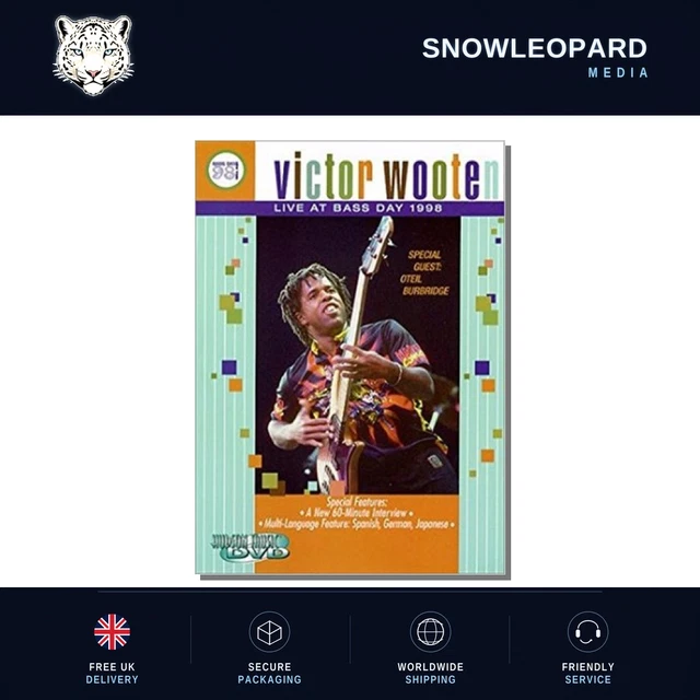 VICTOR WOOTEN: LIVE at Bass Day '98 VHS 2000 RARE Oteil Burbridge