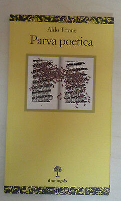 Parva poetica - Aldo Trione - il Melangolo - Q63