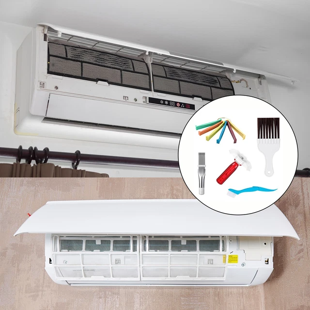 Neuf Spulenbürste Air Conditioner Kit Adaptations Lamellenreiniger Set 3