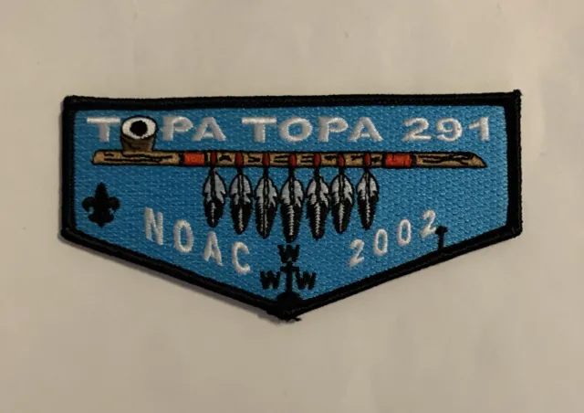 OA Topa Topa Lodge 291 2002 NOAC Flap Mint