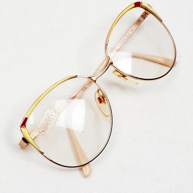 Safilo Linea 214 254 130 53/17 Italia Occhiali Vintage Donna Montatura