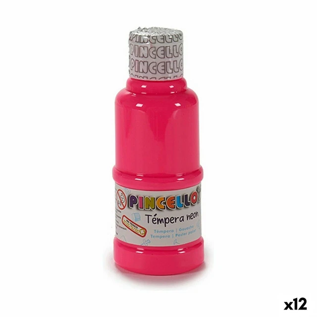 Témperas Neon Rosa 120 ml [12 Unidades]
