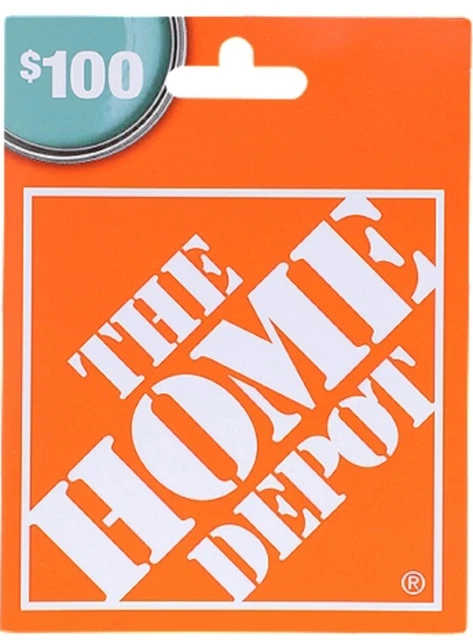$100 Home Depot Gift Card 