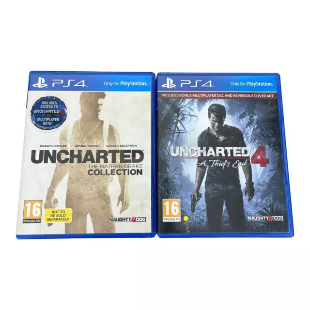 UNCHARTED NATHAN DRAKE Collection + Pacchetto giochi Uncharted 4