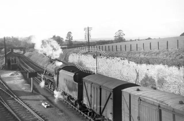 PHOTO  BR British Railways Steam Locomotive 48475 at Dainton Box in 1954