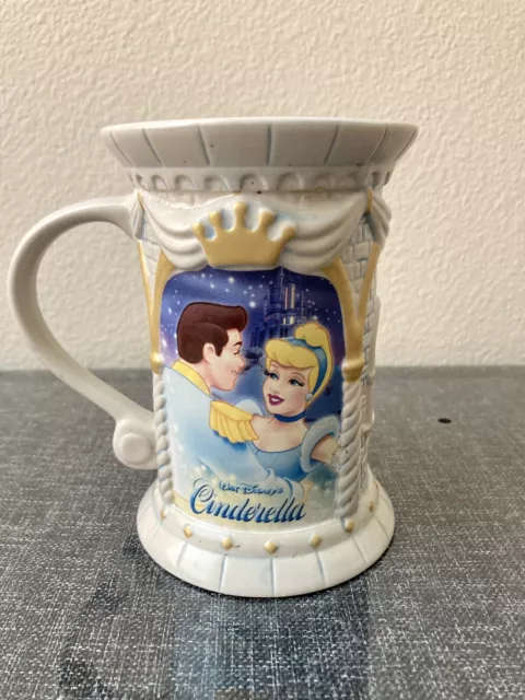 Disney Store Exclusive 3D Cinderella Castle Tower Mug / Cup Stein