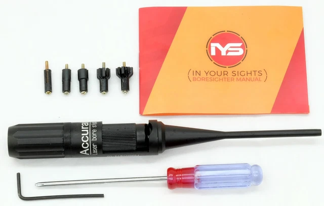 Green And Red Laser Bore Sight Kit For Rifle, Handgun .177 To 12GA Caliber