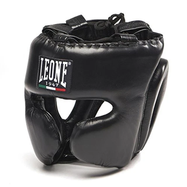 (TG. Medium) LEONE 1947 CS421, Casco Unisex – Adulto, Nero, M - NUOVO