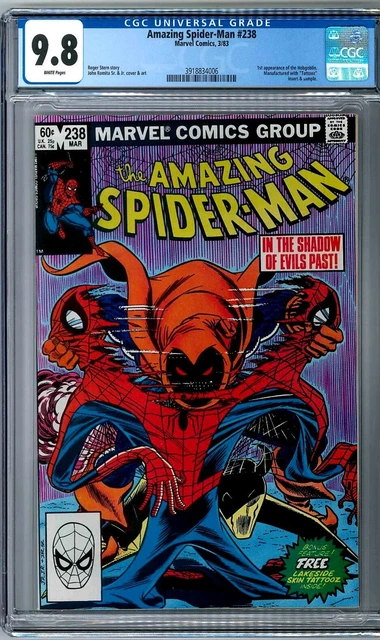 Amazing Spiderman #238 - CGC 9.8 with Tattooz, 1st Hobgoblin