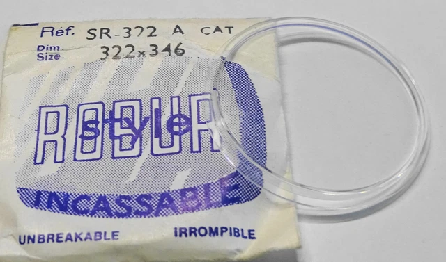 Verre De Montre 28.8 X 25.5 Mm - Forme Cintrée 4 Côtés (catégorie 4)