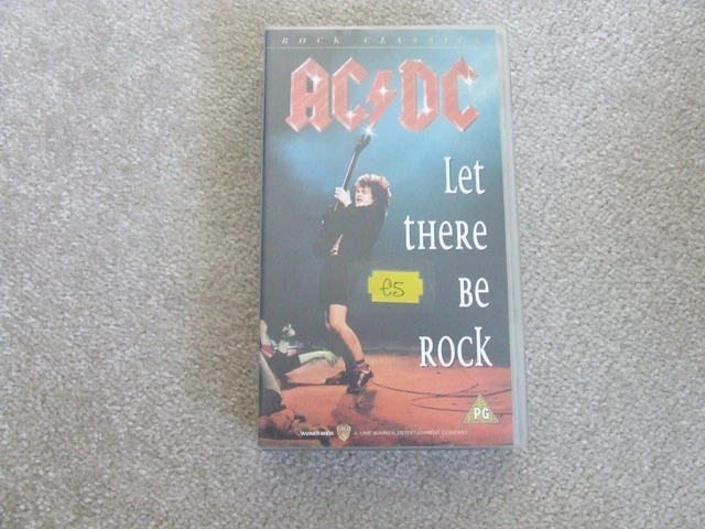 VHS AC/DC Let There Be Rock £4.36 - PicClick UK