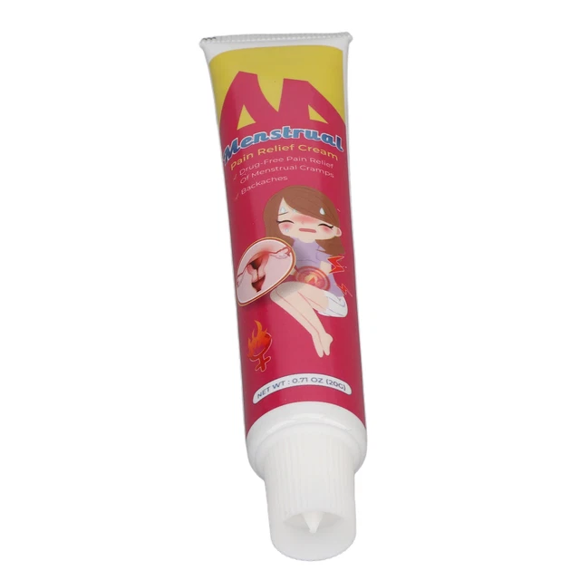 Crema anticrampi mestruali portatile sicura lieve mal di schiena sintomo mestruale R GF0
