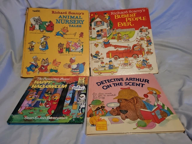 Children's Books ~ 2 Richard Scarry's ~ Berenstain Bears ~ Detective Arthur
