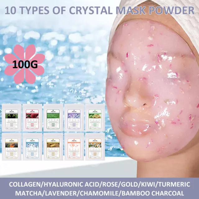 Spa Beauty Salon Soft Hydro Jelly Face Mask Powder Skin Care Whitening Rose 100G