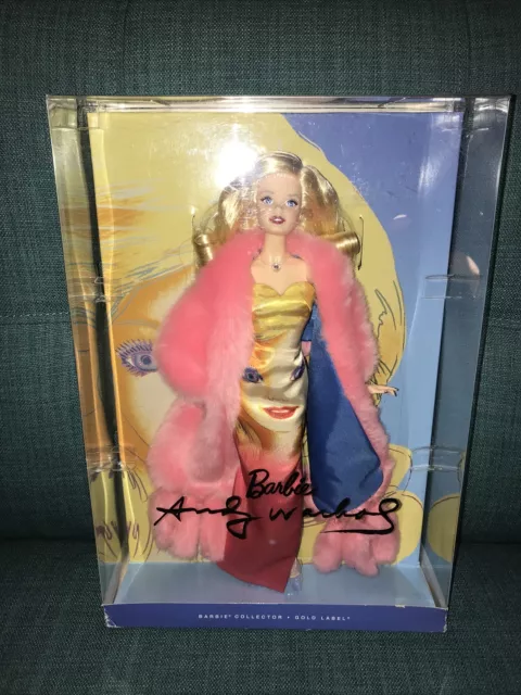 Andy Warhol Artist Barbie Gorgeous Doll Gold Label DWF57 Mattel 2016 NIB NRFB