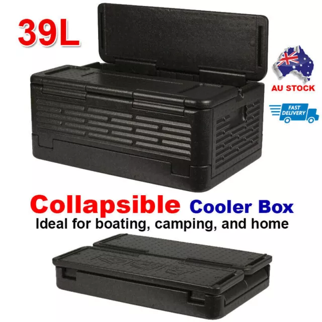 Brass Monkey 39L Fold Down Collapsable Cooler Box (Chill Chest)